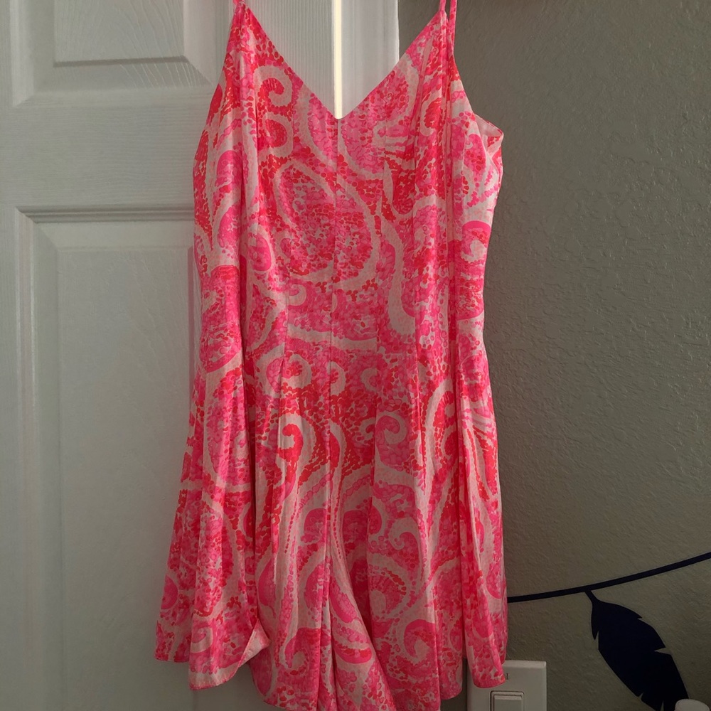 Lily Pulitzer hot pink romper